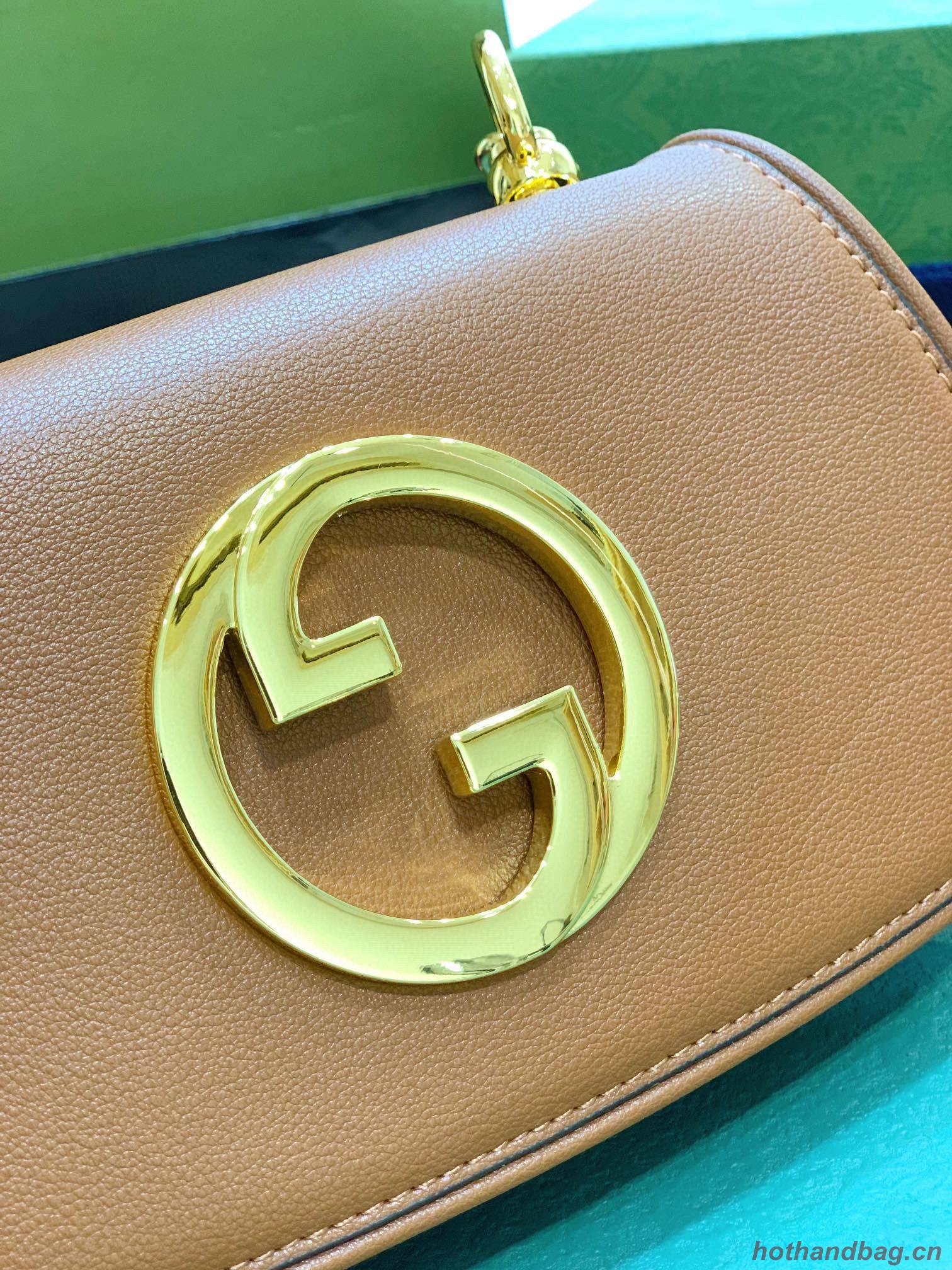 Gucci Blondie Original leahter shoulder bag 698643 brown Gucci Blondie Original leahter shoulder bag 698643 brown