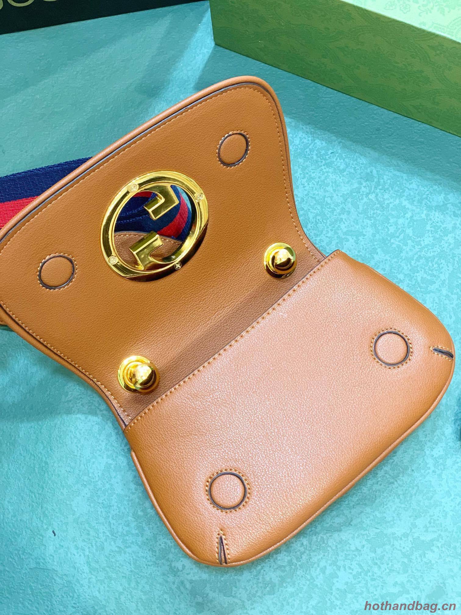 Gucci Blondie Original leahter shoulder bag 698643 brown Gucci Blondie Original leahter shoulder bag 698643 brown