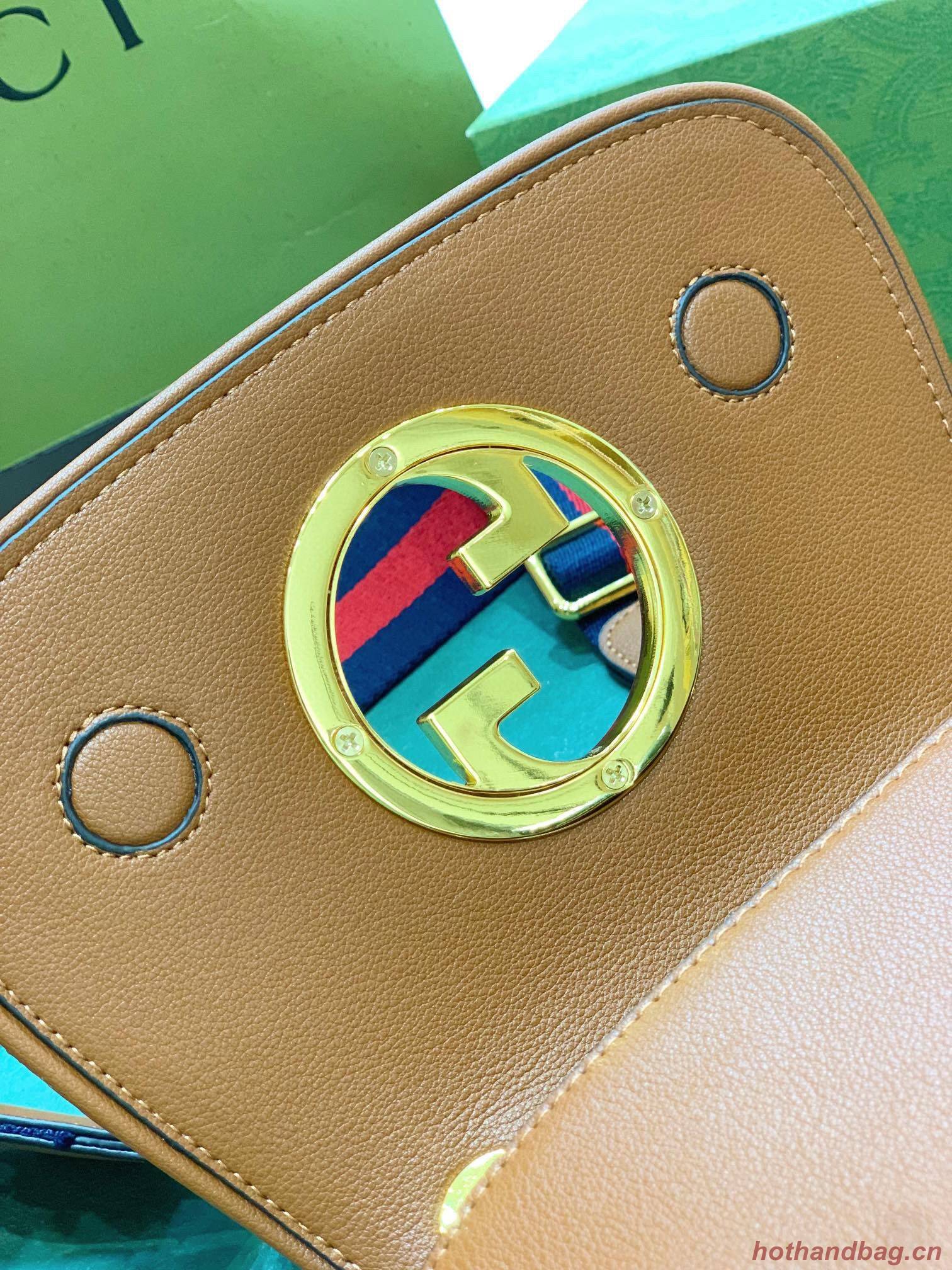 Gucci Blondie Original leahter shoulder bag 698643 brown Gucci Blondie Original leahter shoulder bag 698643 brown