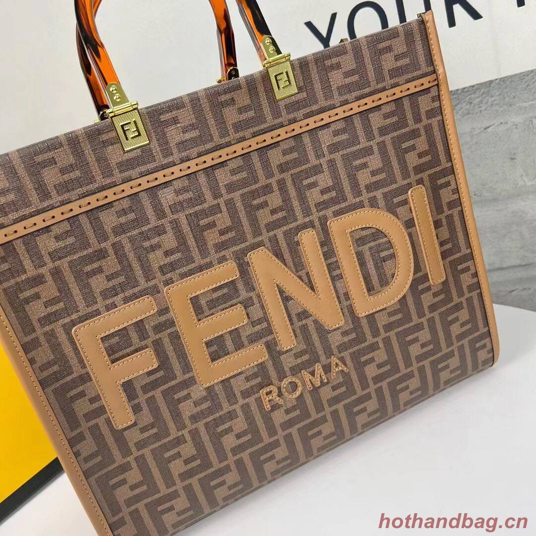 Fendi Tote Fabric Graffiti Print Shopping Bag F0707-4 Fendi Tote Fabric Graffiti Print Shopping Bag F0707-4
