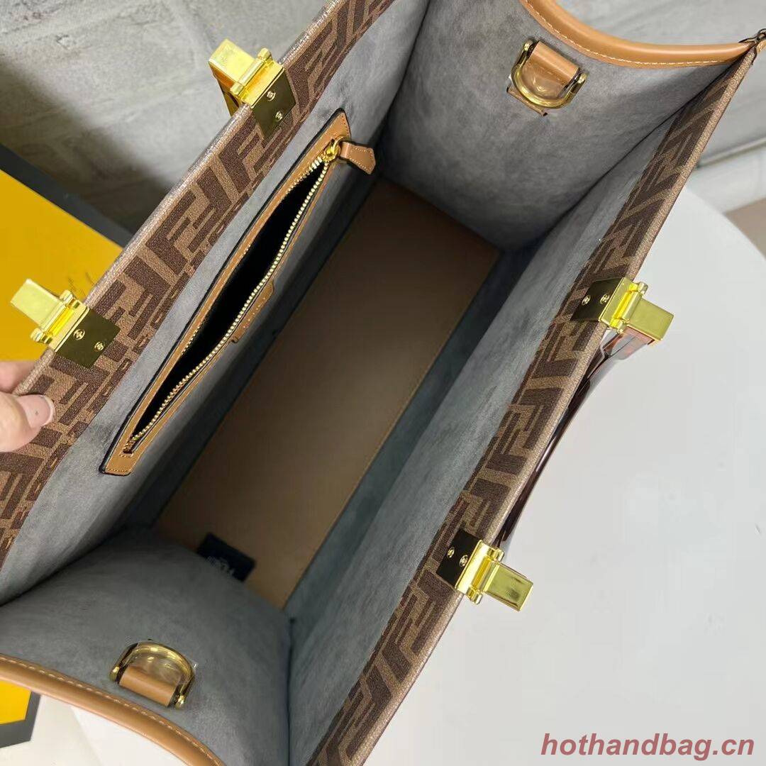 Fendi Tote Fabric Graffiti Print Shopping Bag F0707-4 Fendi Tote Fabric Graffiti Print Shopping Bag F0707-4