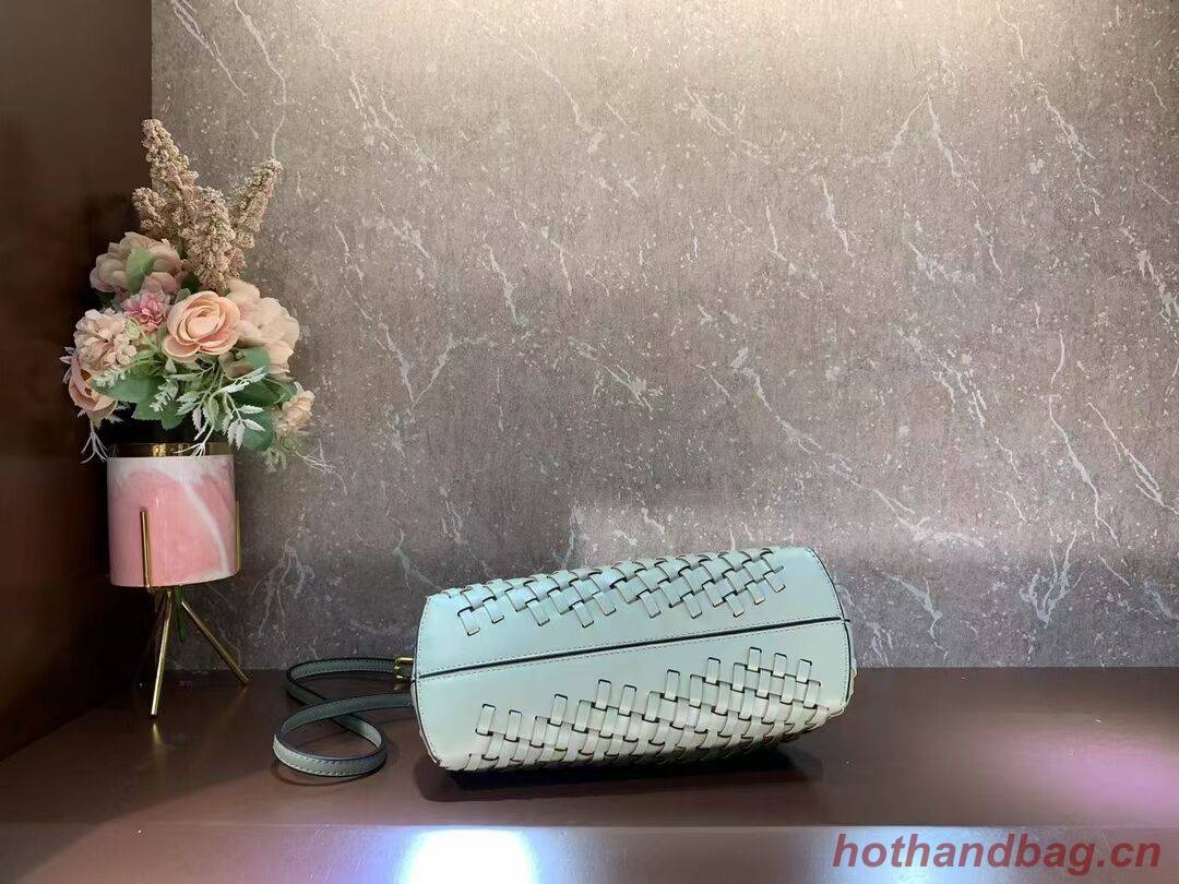 Fendi First Small Mint green leather interlace bag 8BP129A green Fendi First Small Mint green leather interlace bag 8BP129A green