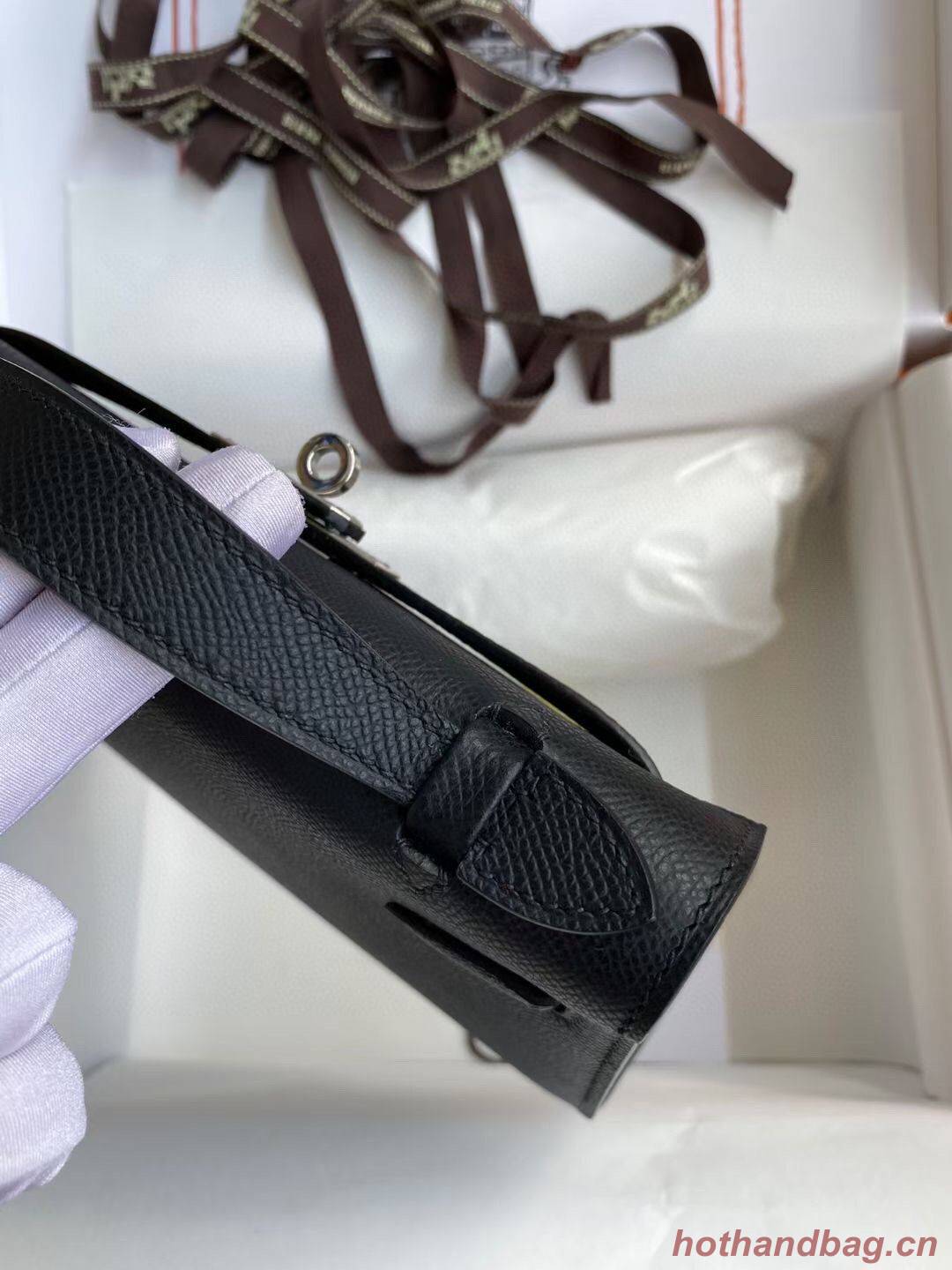 Hermes Kelly 22cm Tote Bag Original Leather KL22 Black Hermes Kelly 22cm Tote Bag Original Leather KL22 Black