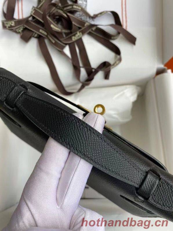 Hermes Kelly 22cm Tote Bag Original Leather KL22 Black Hermes Kelly 22cm Tote Bag Original Leather KL22 Black