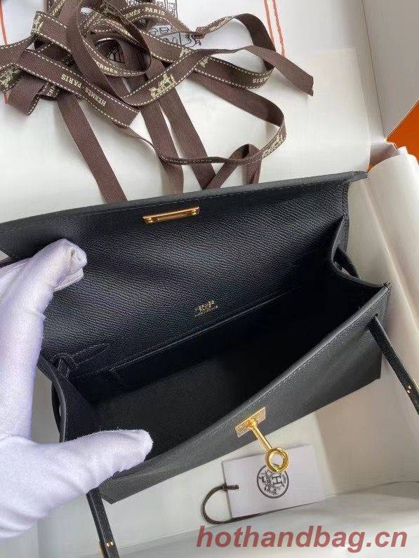 Hermes Kelly 22cm Tote Bag Original Leather KL22 Black Hermes Kelly 22cm Tote Bag Original Leather KL22 Black