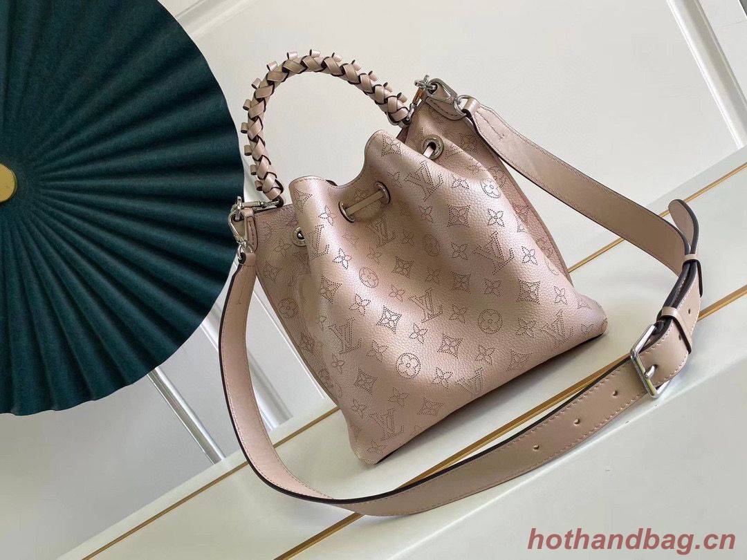 Louis Vuitton MURIA Mahina perforated calf leather M55800 light pink Louis Vuitton MURIA Mahina perforated calf leather M55800 light pink