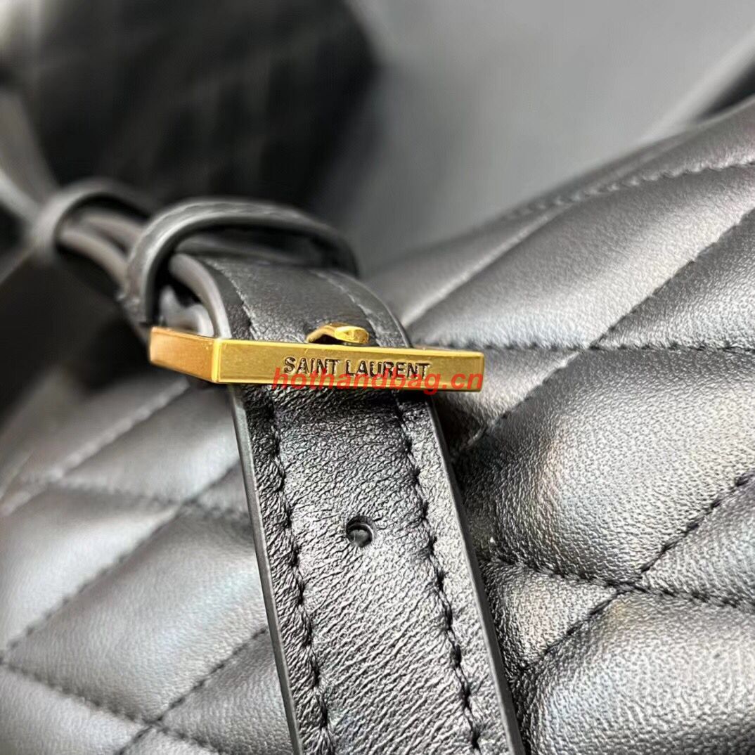 SAINT LAUREN JUNE BOX BAG IN QUILTED LAMBSKIN 7100801 NOIR SAINT LAUREN JUNE BOX BAG IN QUILTED LAMBSKIN 7100801 NOIR