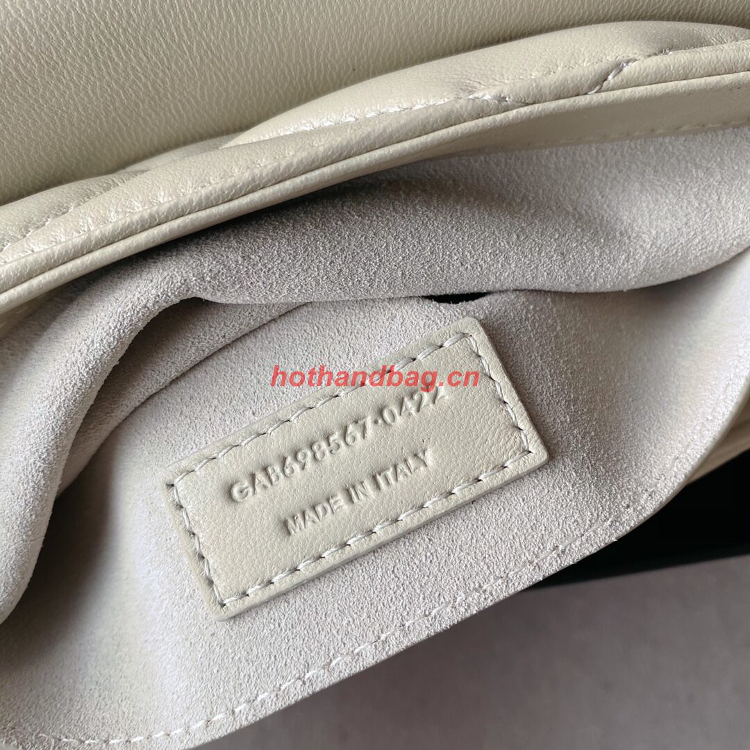 SAINT LAUREN LE 57 HOBO SHOULDER BAG IN QUILTED LAMBSKIN 698567 ANTIQUE VINTAGE SAINT LAUREN LE 57 HOBO SHOULDER BAG IN QUILTED LAMBSKIN 698567 ANTIQUE VINTAGE