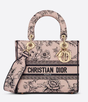 DIOR Powder Pink Dior Jardin Botanique Embroidery M0565O DIOR Powder Pink Dior Jardin Botanique Embroidery M0565O