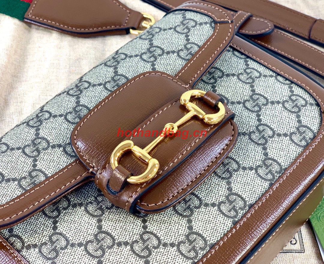 Gucci Horsebit 1955 GG mini bag 658574 brown Gucci Horsebit 1955 GG mini bag 658574 brown