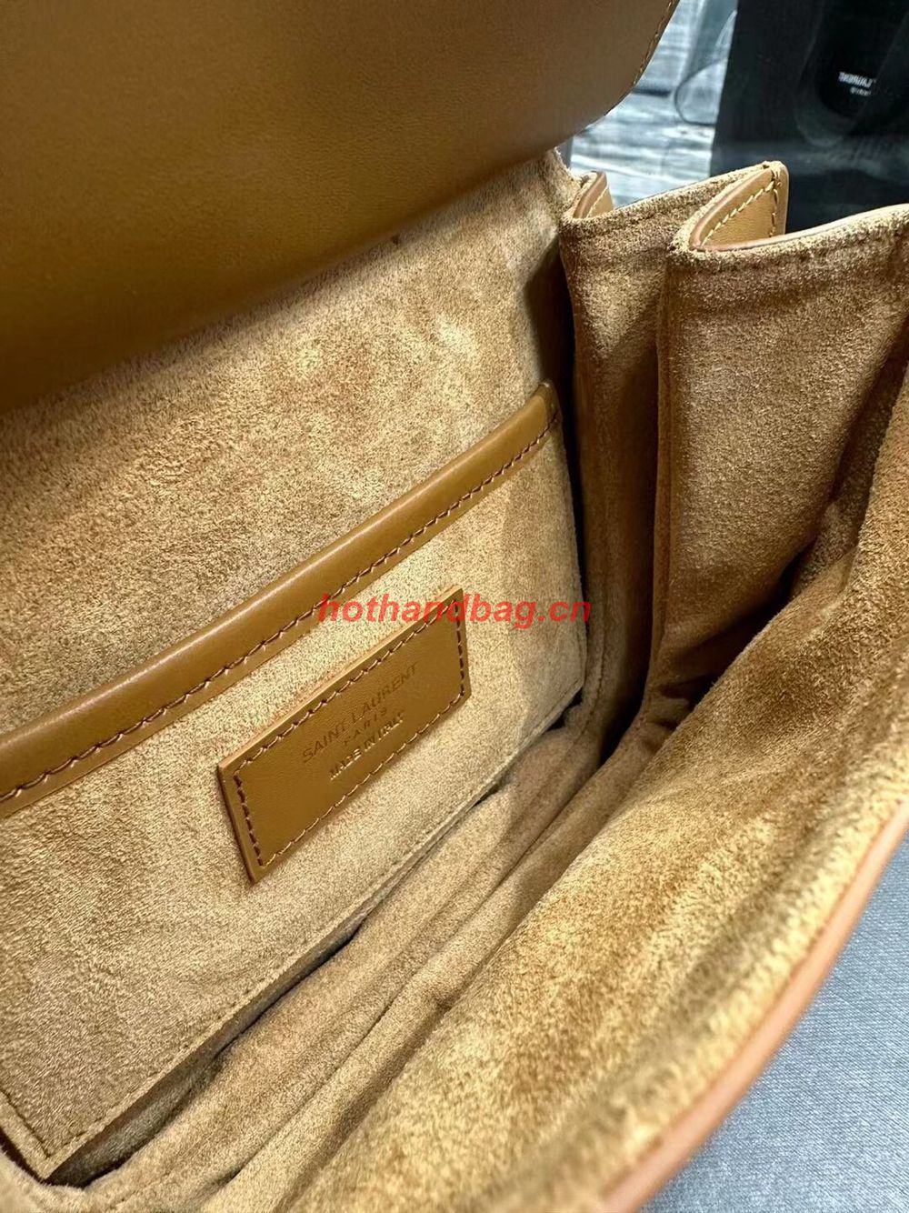 SAINT LAUREN KAIA SMALL SATCHEL IN SMOOTH LEATHER Y662242 brown SAINT LAUREN KAIA SMALL SATCHEL IN SMOOTH LEATHER Y662242 brown