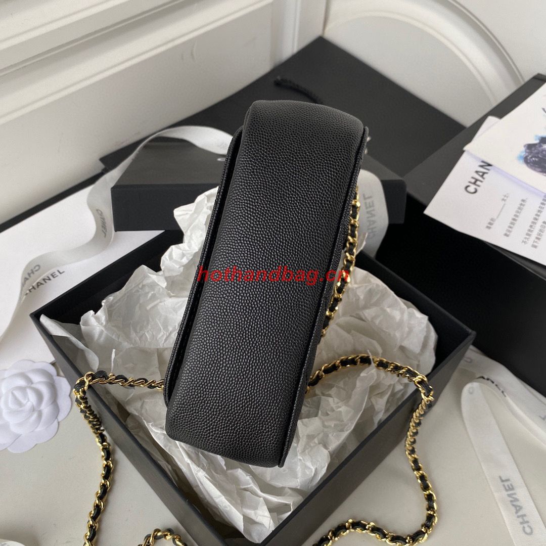 Chanel Original Caviar Leather Mini Clutch with Chain Bag AP3008 Black Chanel Original Caviar Leather Mini Clutch with Chain Bag AP3008 Black