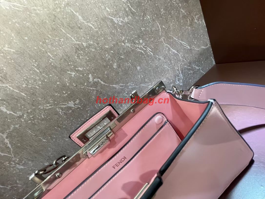 Fendi Peekaboo Cut Medium soft nappa leather bag 8BN340 PINK Fendi Peekaboo Cut Medium soft nappa leather bag 8BN340 PINK