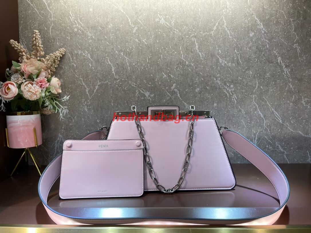 Fendi Peekaboo Cut Medium soft nappa leather bag 8BN340 PINK Fendi Peekaboo Cut Medium soft nappa leather bag 8BN340 PINK