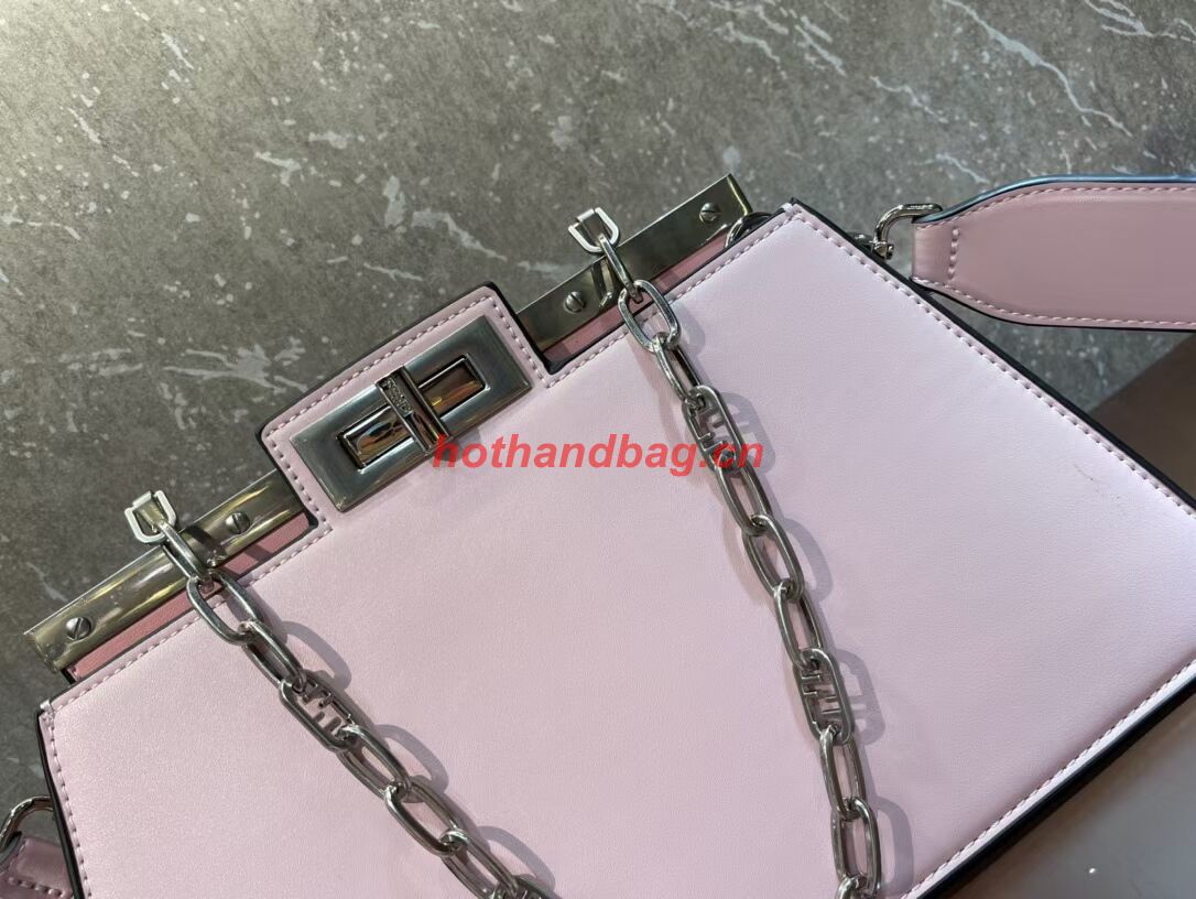 Fendi Peekaboo Cut Medium soft nappa leather bag 8BN340 PINK Fendi Peekaboo Cut Medium soft nappa leather bag 8BN340 PINK