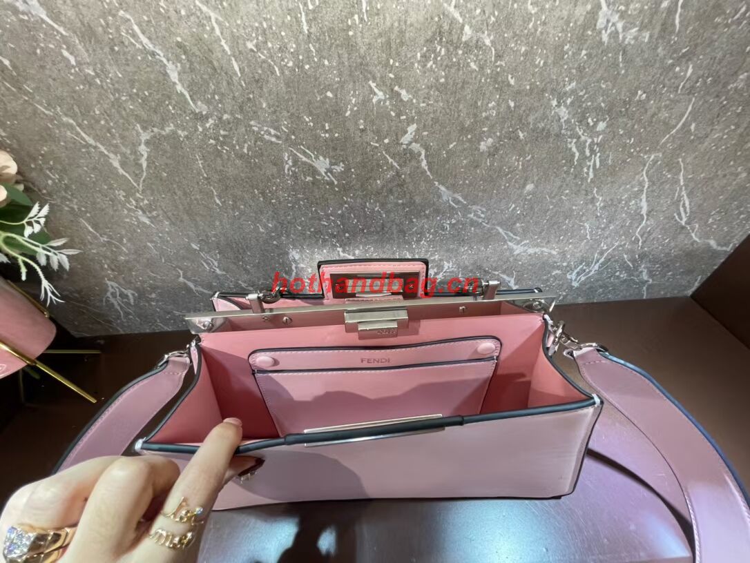 Fendi Peekaboo Cut Medium soft nappa leather bag 8BN340 PINK Fendi Peekaboo Cut Medium soft nappa leather bag 8BN340 PINK