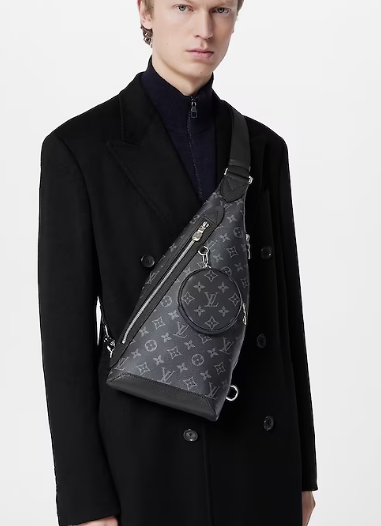 Louis Vuitton Duo Sling Bag M30936 Black Louis Vuitton Duo Sling Bag M30936 Black
