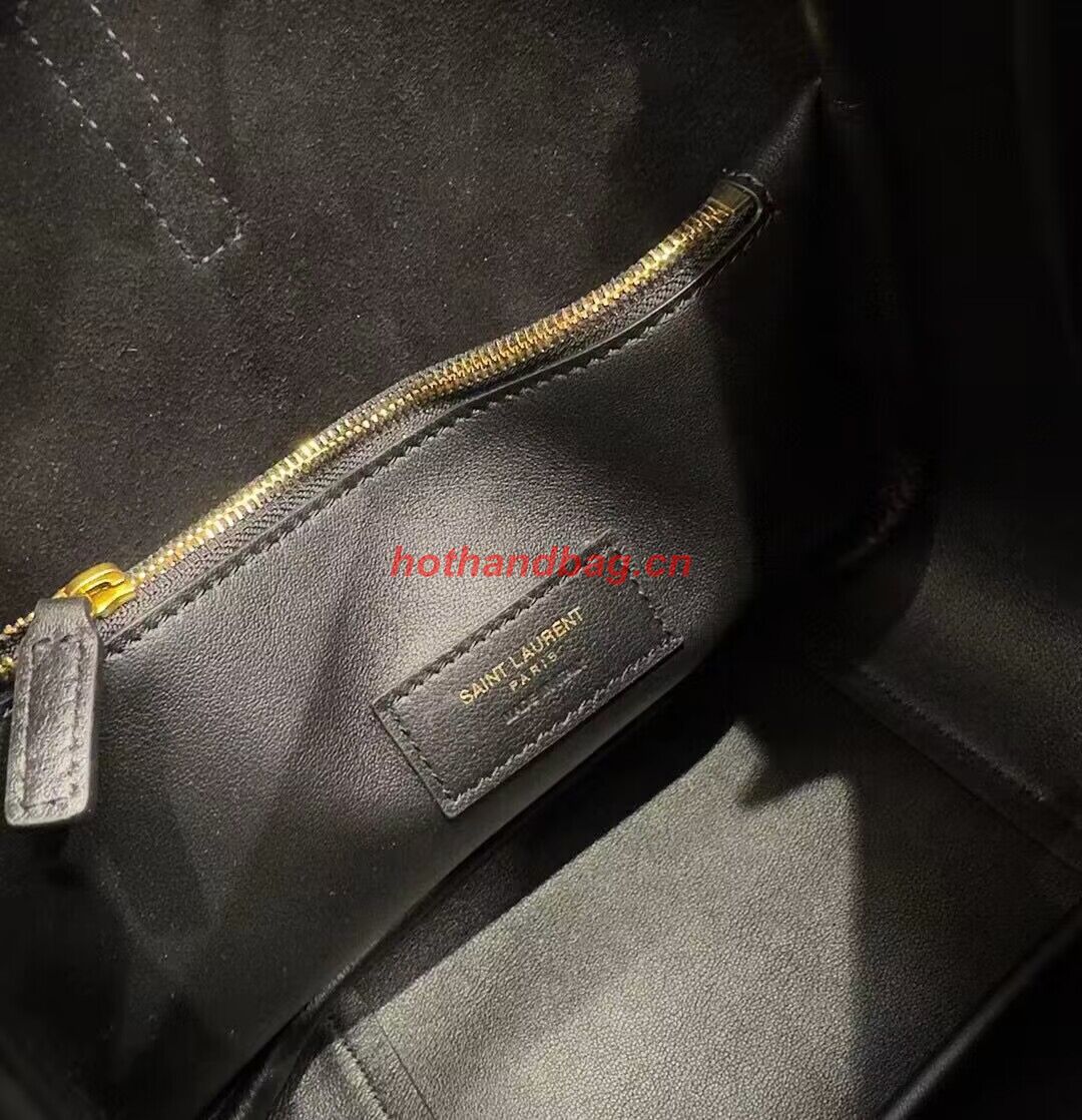 SAINT LAUREN LE 5 A 7 SOFT SMALL IN SMOOTH LEATHER 713938 black SAINT LAUREN LE 5 A 7 SOFT SMALL IN SMOOTH LEATHER 713938 black