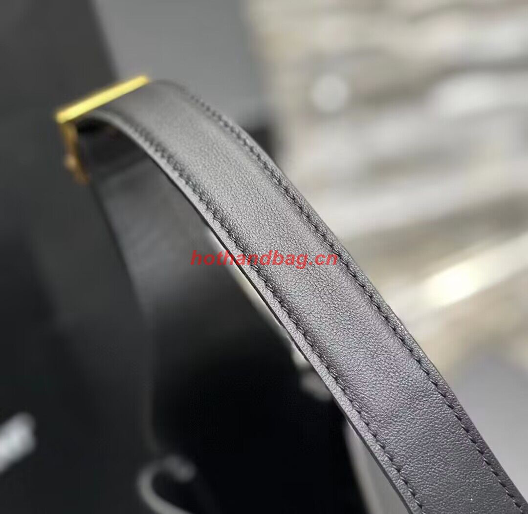 SAINT LAUREN LE 5 A 7 SOFT SMALL IN SMOOTH LEATHER 713938 black SAINT LAUREN LE 5 A 7 SOFT SMALL IN SMOOTH LEATHER 713938 black