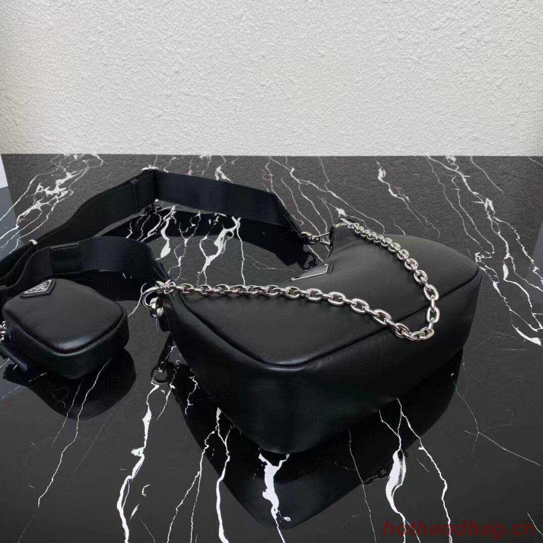 Prada Padded nappa-leather Prada Re-Edition 2005 shoulder bag 1BH204 black Prada Padded nappa-leather Prada Re-Edition 2005 shoulder bag 1BH204 black