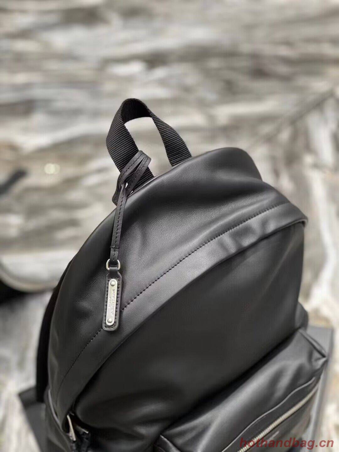 SAINT LAURENT LEATHER small knapsack Y886654 black SAINT LAURENT LEATHER small knapsack Y886654 black