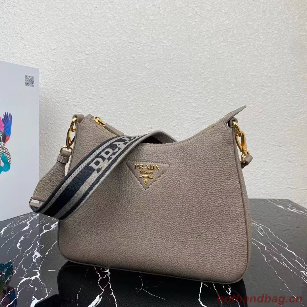 Prada Leather shoulder bag 1BC178 GRAY Prada Leather shoulder bag 1BC178 GRAY