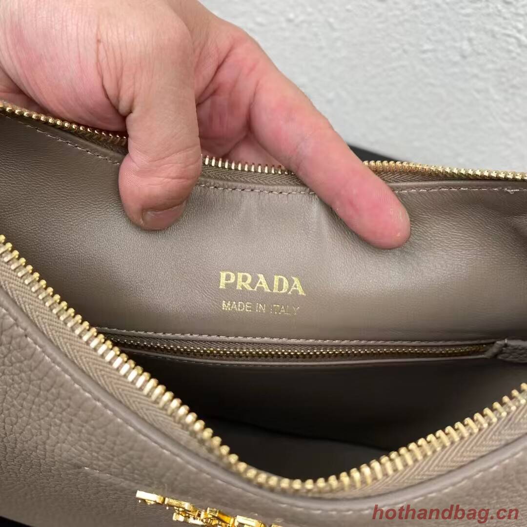 Prada Leather shoulder bag 1BC178 GRAY Prada Leather shoulder bag 1BC178 GRAY