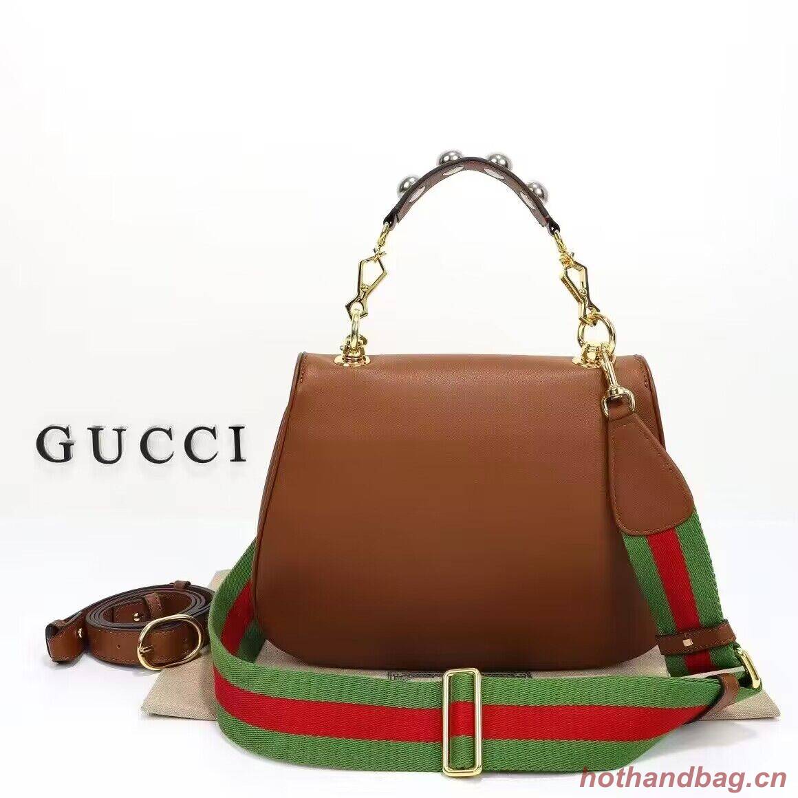 Gucci Blondie Top Handle Bag 699277 Brown Gucci Blondie Top Handle Bag 699277 Brown