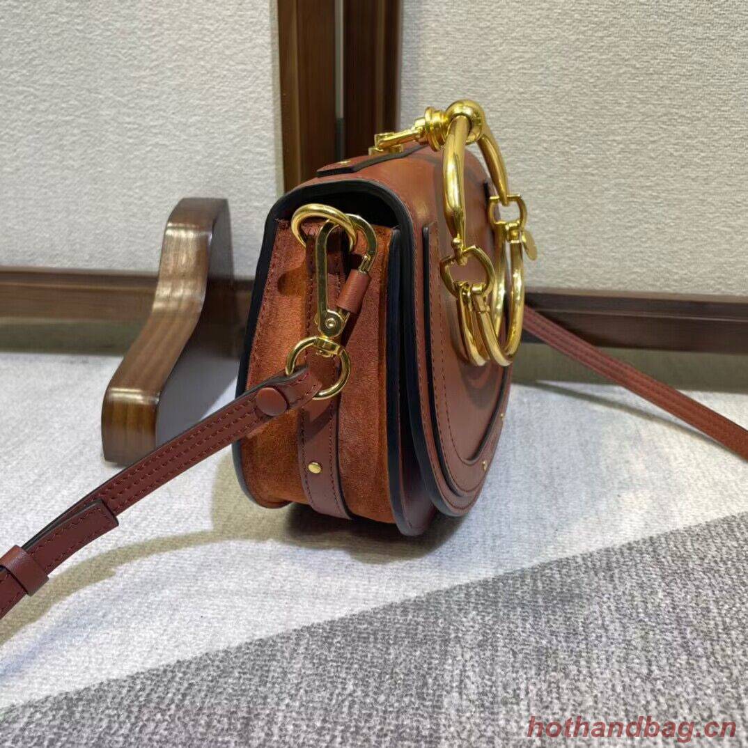 Chloe Nile Bracelet Minaudiere Original Leather 6011 Brown Chloe Nile Bracelet Minaudiere Original Leather 6011 Brown