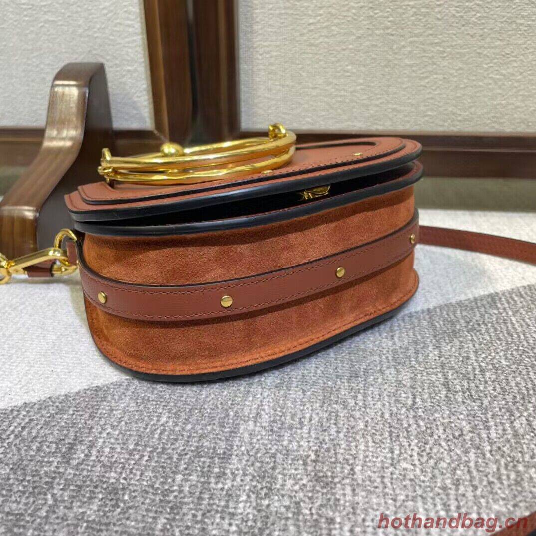 Chloe Nile Bracelet Minaudiere Original Leather 6011 Brown Chloe Nile Bracelet Minaudiere Original Leather 6011 Brown