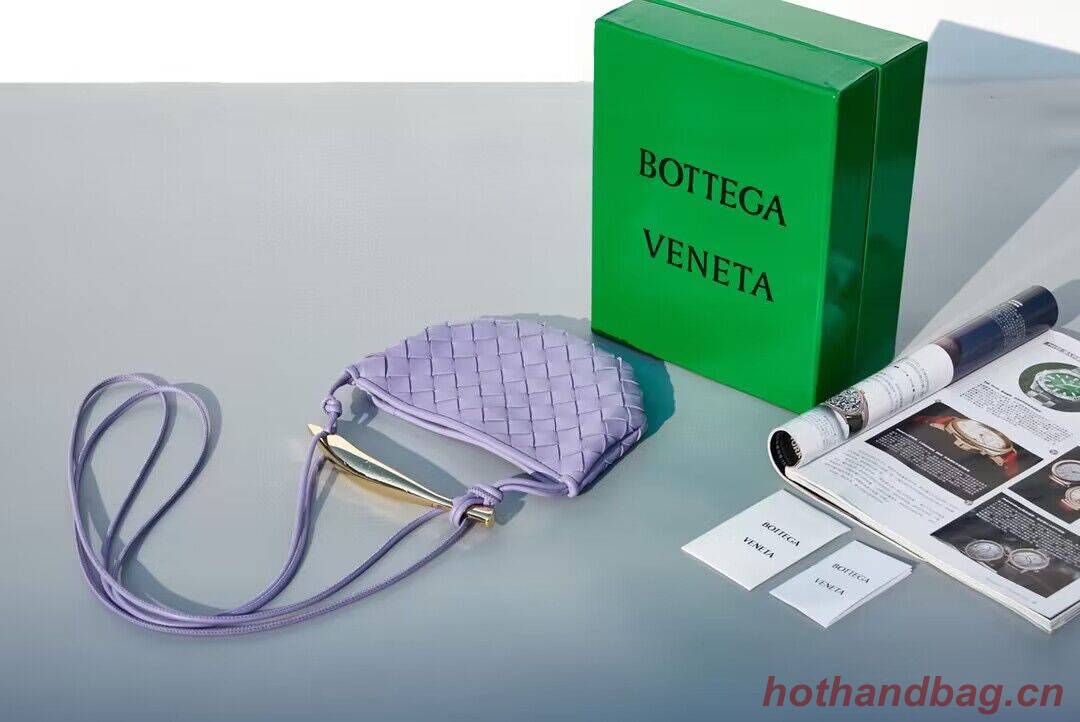 Bottega Veneta Sardine Intrecciato Gold Hardware Handle Bag 744267 Purple Bottega Veneta Sardine Intrecciato Gold Hardware Handle Bag 744267 Purple