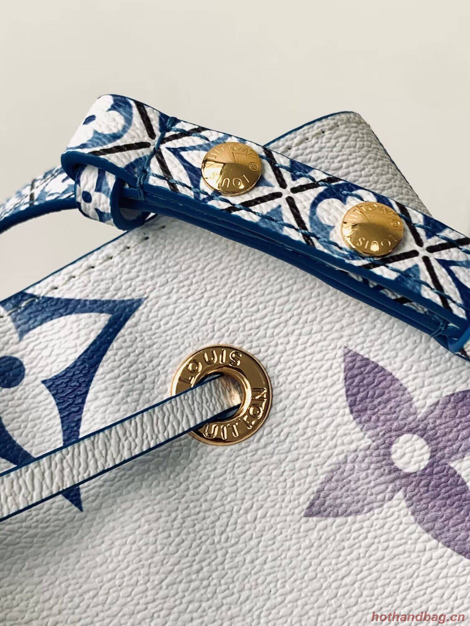 Louis Vuitton Giant Monogram Neonoe BB M22986 Gradient Print Blue Louis Vuitton Giant Monogram Neonoe BB M22986 Gradient Print Blue