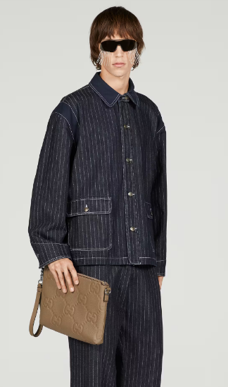 Gucci JUMBO GG MEDIUM MESSENGER BAG 696009 Taupe Gucci JUMBO GG MEDIUM MESSENGER BAG 696009 Taupe