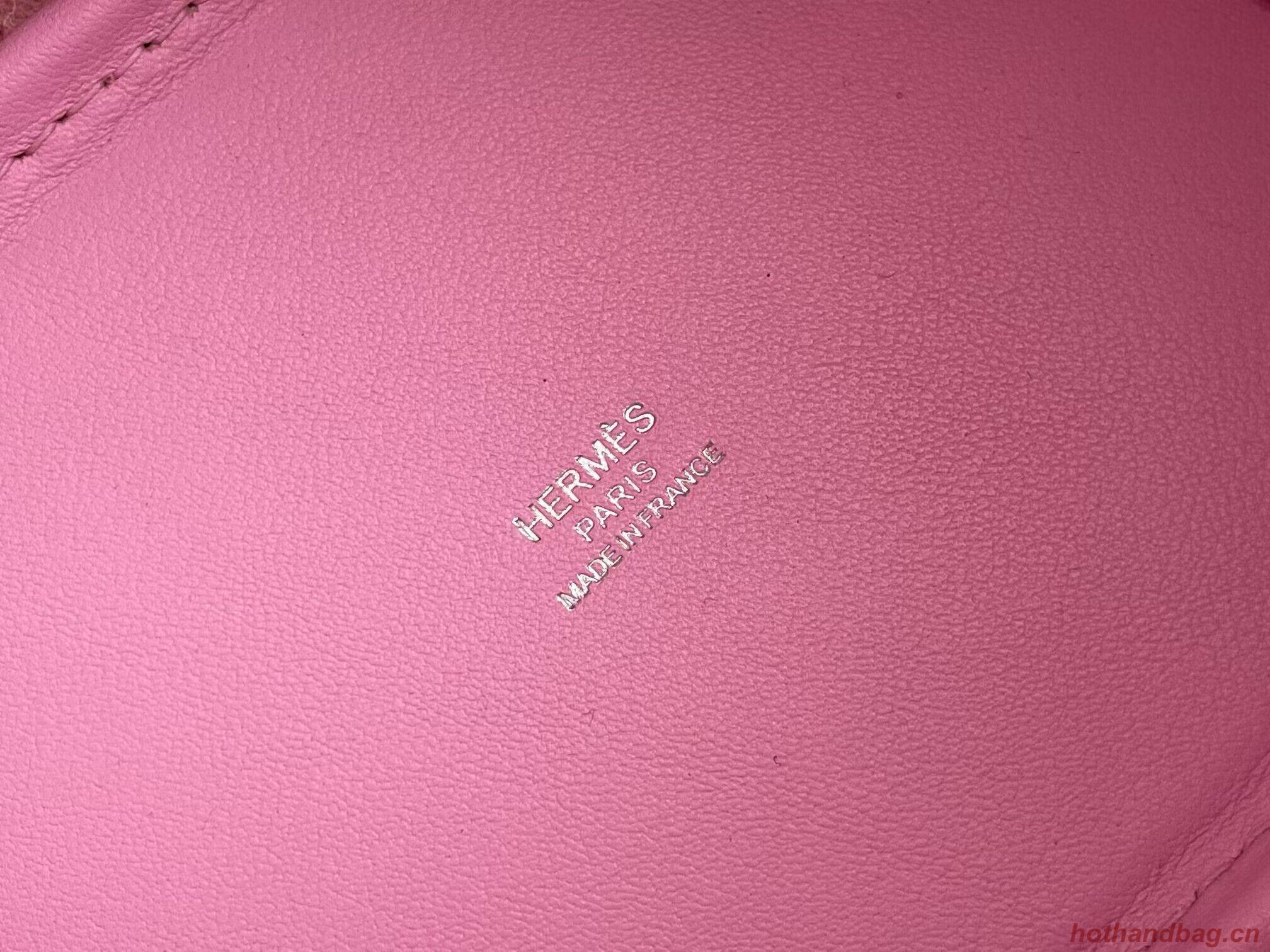 Hermes Mini Picotin 14 Lock Bags Original Swift Leather PL5302 Flower Pink Hermes Mini Picotin 14 Lock Bags Original Swift Leather PL5302 Flower Pink
