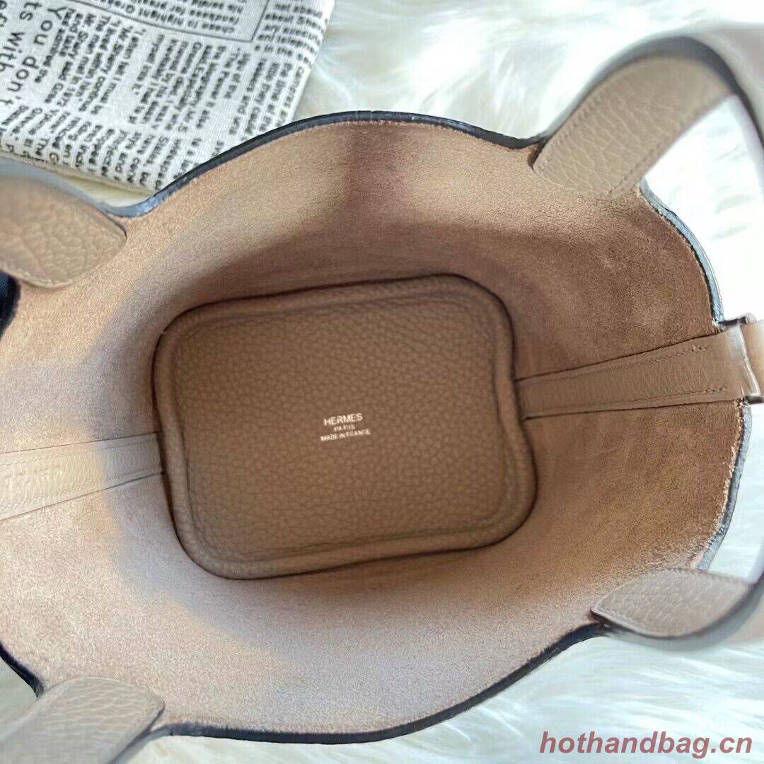 Hermes Mini Picotin 14 Lock Bags Original Togo Leather PL5302 Khaki Hermes Mini Picotin 14 Lock Bags Original Togo Leather PL5302 Khaki