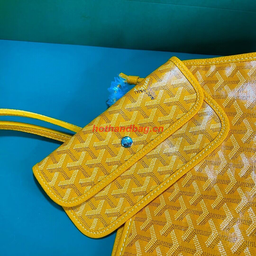 Goyard Hardy 2 Original Calfskin Leather Pet Bag 20299 Yellow Goyard Hardy 2 Original Calfskin Leather Pet Bag 20299 Yellow