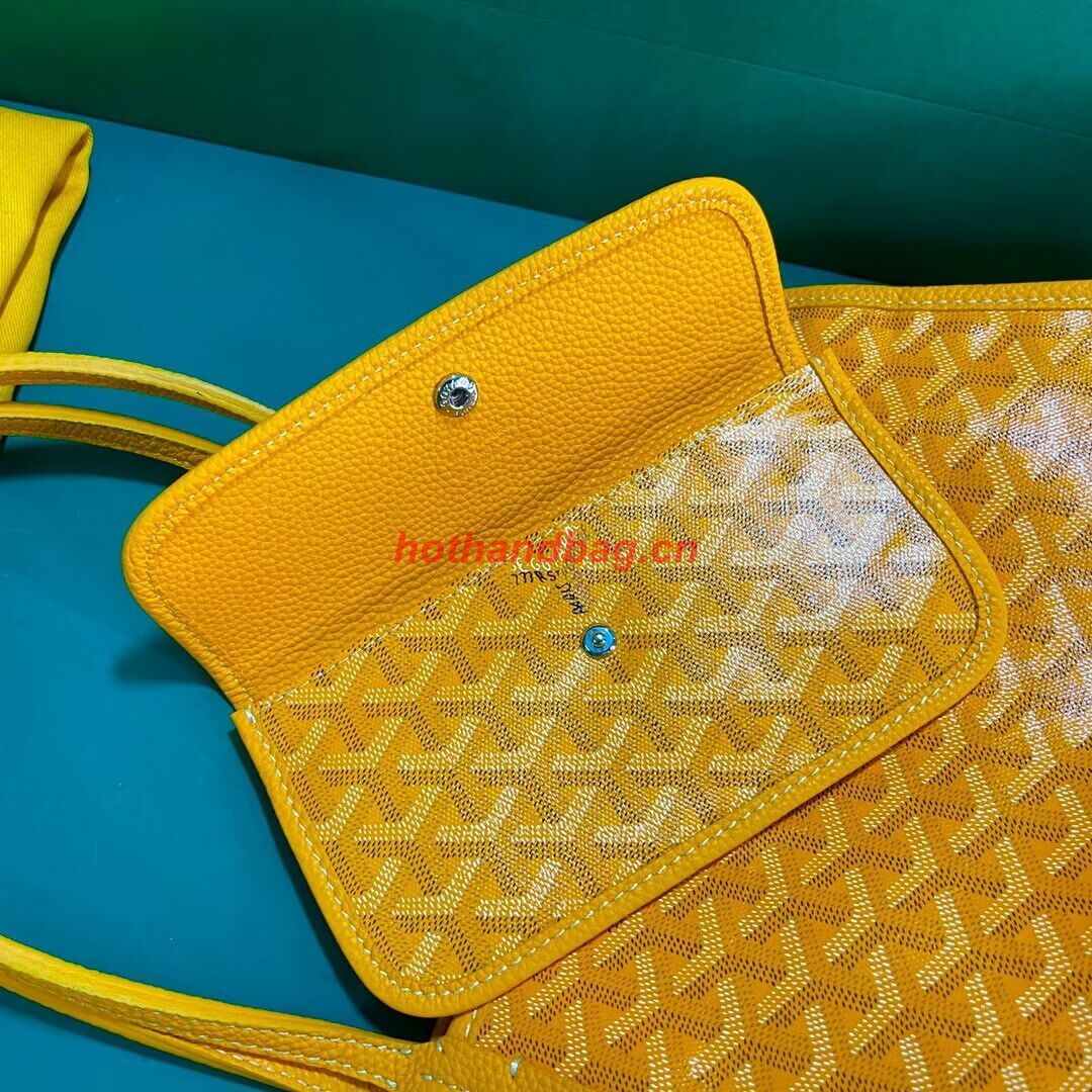 Goyard Hardy 2 Original Calfskin Leather Pet Bag 20299 Yellow Goyard Hardy 2 Original Calfskin Leather Pet Bag 20299 Yellow