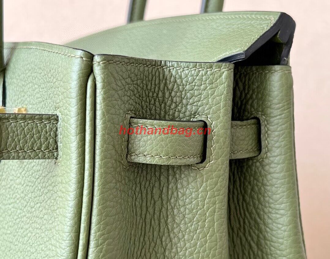 Hermes Birkin 25CM Bag Original Togo Leather 17888 Green Hermes Birkin 25CM Bag Original Togo Leather 17888 Green