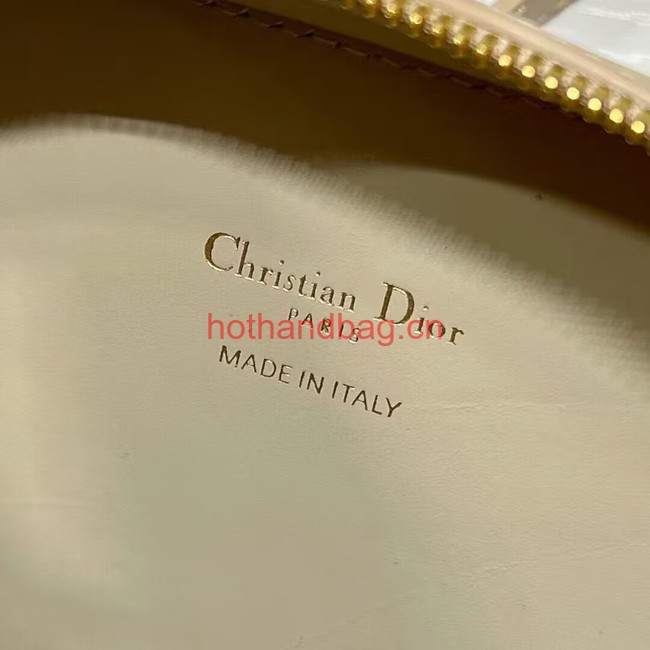 CD SIGNATURE OVAL CAMERA BAG Caramel Beige Calfskin with Embossed CD Signature S2201UMFV CD SIGNATURE OVAL CAMERA BAG Caramel Beige Calfskin with Embossed CD Signature S2201UMFV