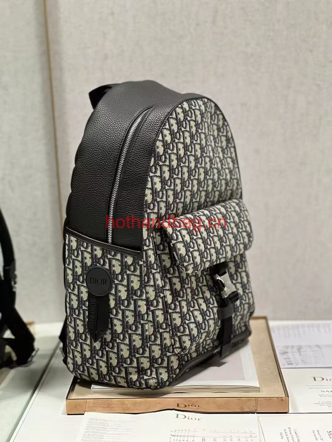 DIOR EXPLORER BACKPACK Beige and Black Dior Oblique Jacquard 1ESBA012YKY DIOR EXPLORER BACKPACK Beige and Black Dior Oblique Jacquard 1ESBA012YKY