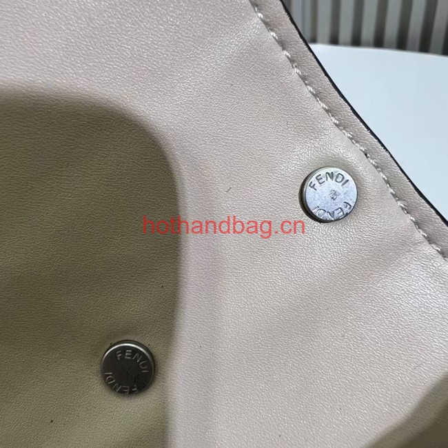 Fendi mini smooth leather bag F1089 Apricot Fendi mini smooth leather bag F1089 Apricot