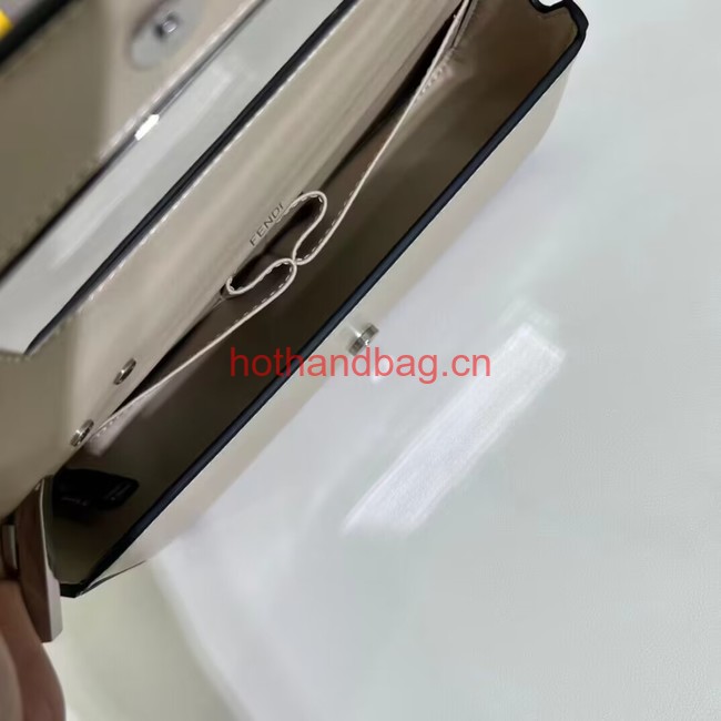 Fendi small smooth leather bag F1090 Apricot Fendi small smooth leather bag F1090 Apricot