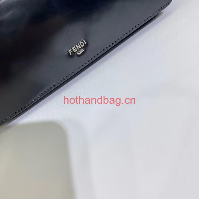 Fendi small smooth leather bag F1090 black Fendi small smooth leather bag F1090 black