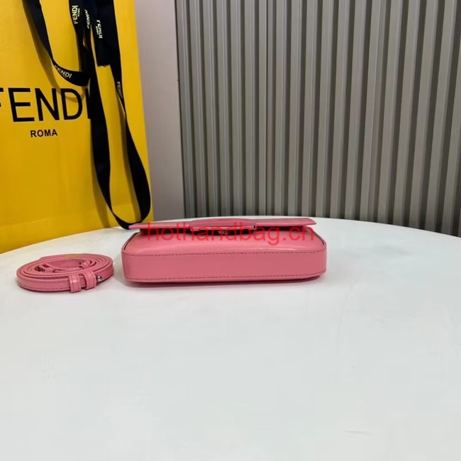 Fendi Baguette leather bag F1531 pink Fendi Baguette leather bag F1531 pink