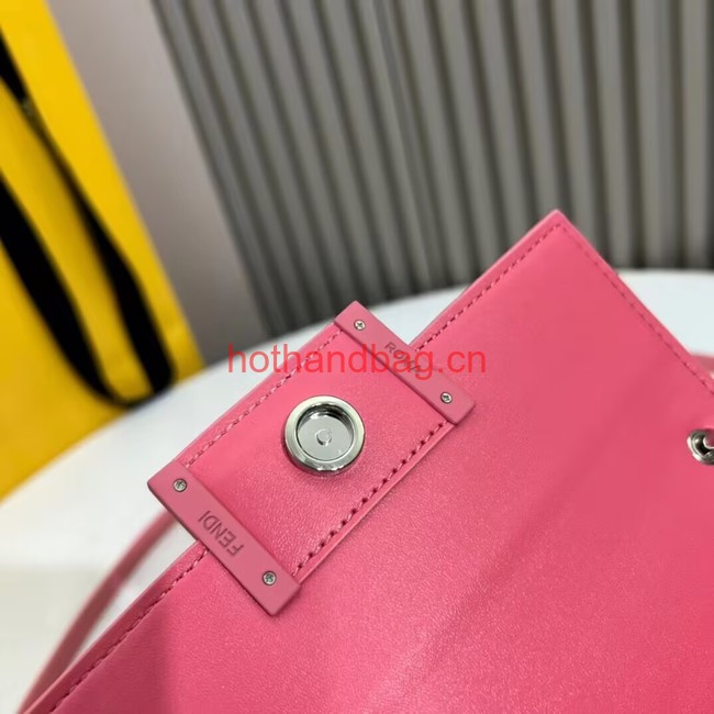 Fendi Baguette leather bag F1531 pink Fendi Baguette leather bag F1531 pink