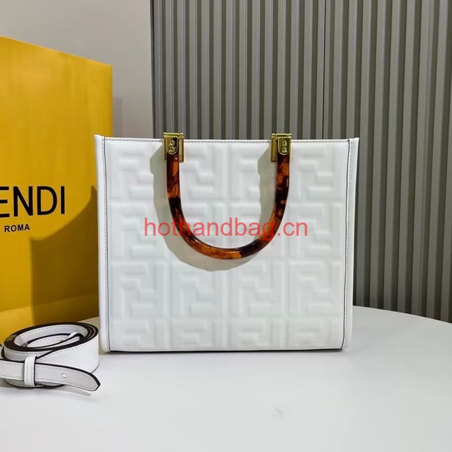 Fendi Sunshine small Shopper F1615 white Fendi Sunshine small Shopper F1615 white