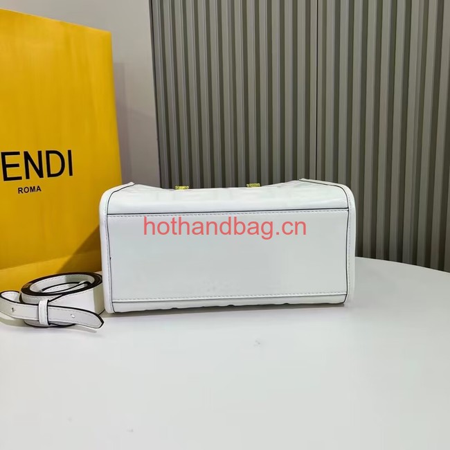 Fendi Sunshine small Shopper F1615 white Fendi Sunshine small Shopper F1615 white