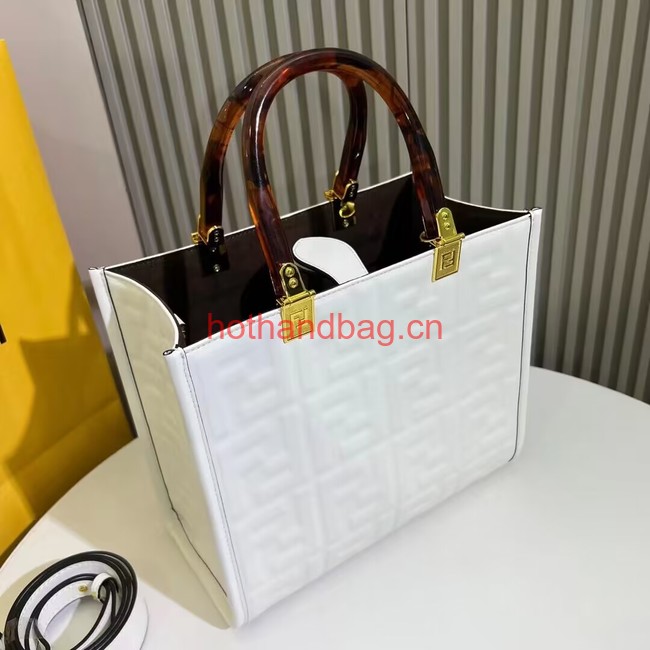Fendi Sunshine small Shopper F1615 white Fendi Sunshine small Shopper F1615 white