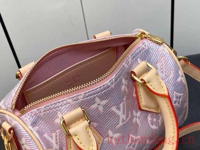 Louis Vuitton Speedy Bandouliere 20 M22849 Monoglam Rose Louis Vuitton Speedy Bandouliere 20 M22849 Monoglam Rose
