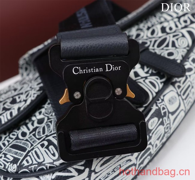 Dior Essentials SADDLE BAG Grained Calfskin 1ADPO093D WHITE Dior Essentials SADDLE BAG Grained Calfskin 1ADPO093D WHITE